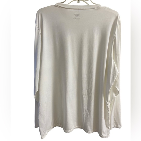 Patagonia Capilene white crewneck top men long sleeve XXL - Picture 2 of 5
